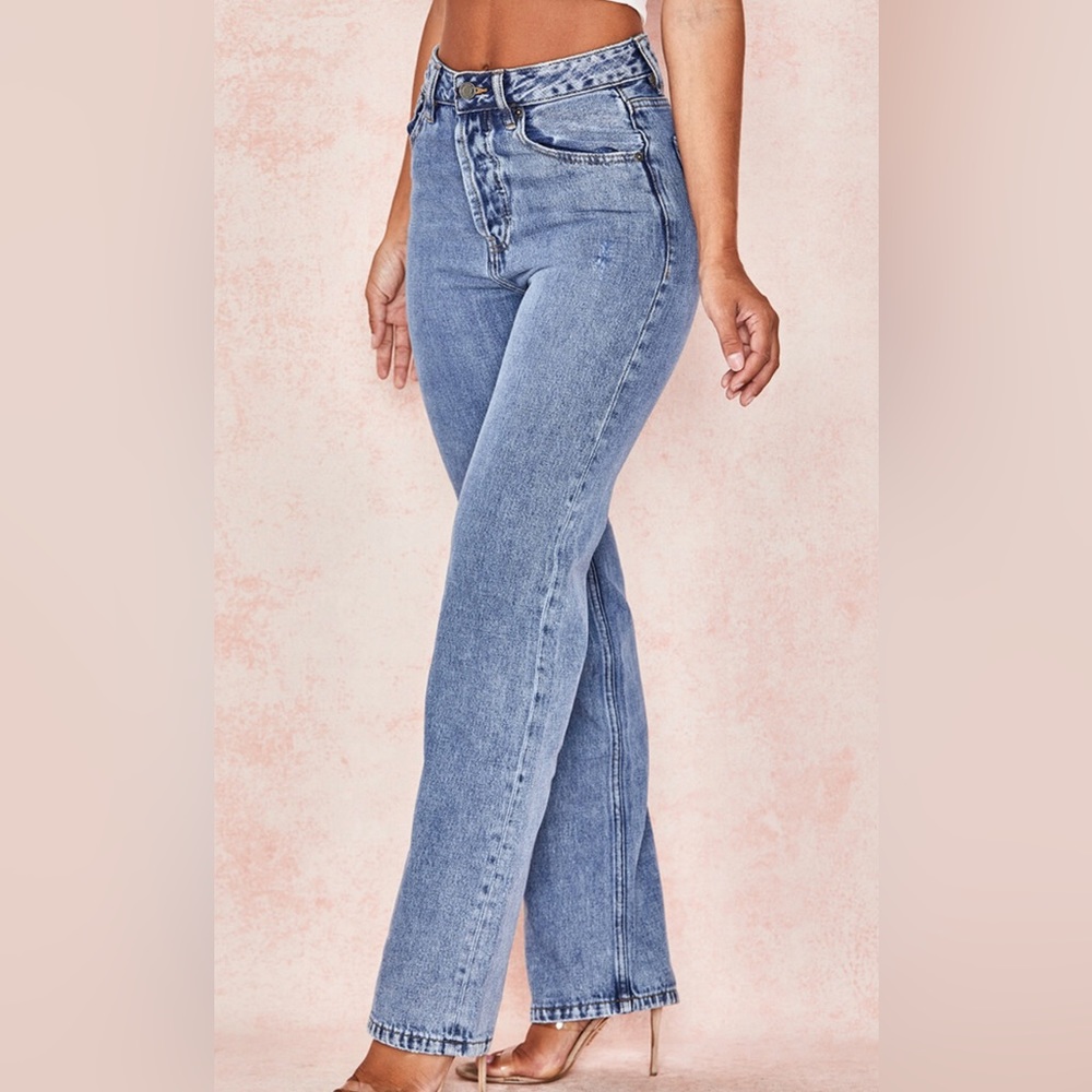 House of CB Blue High Rise Women Jeans - Picture 3 of 6